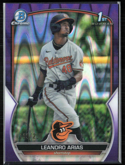 Leandro Arias 1st Bowman Purple /250