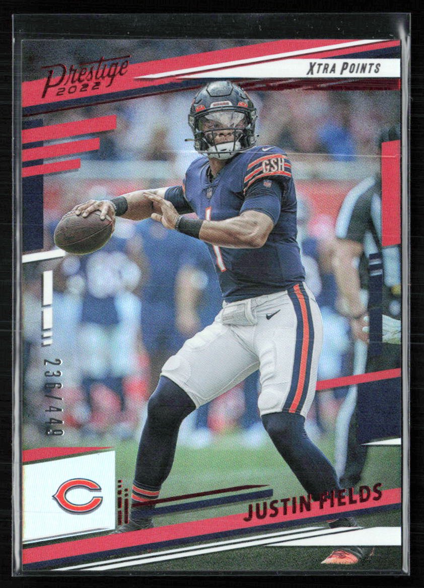 Justin Fields Xtra Points Premium Red /449