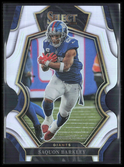 Saquon Barkley Silver Die-Cut