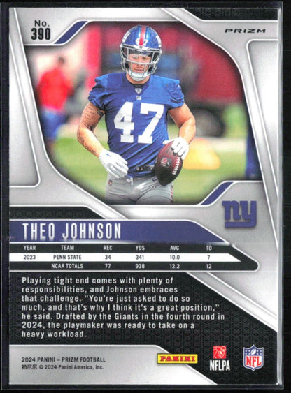 Theo Johnson RC Silver Prizm