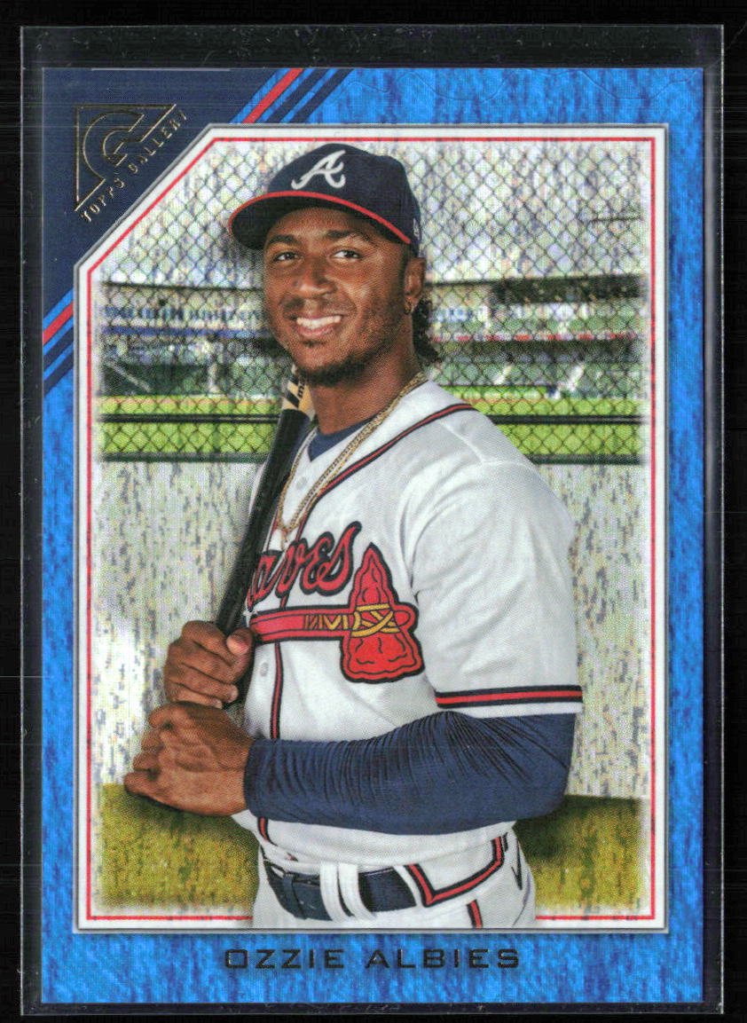 Ozzie Albies Blue Foil 01/50