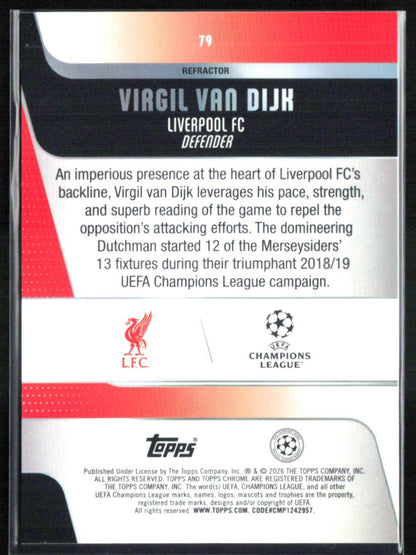 Virgil van Dijk Refractor