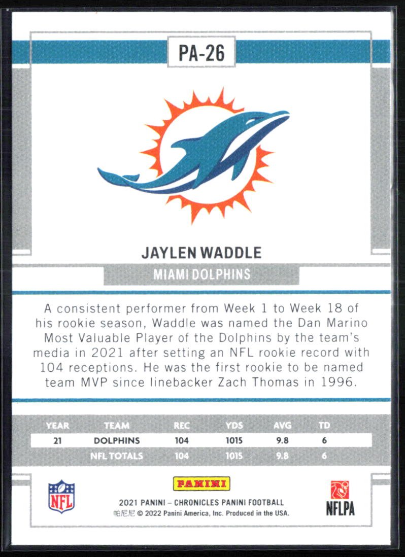 Jaylen Waddle RC