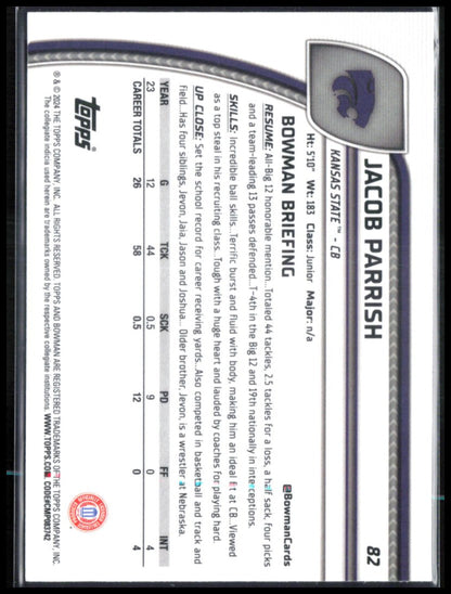 Jacob Parrish 1st Bowman Sapphire