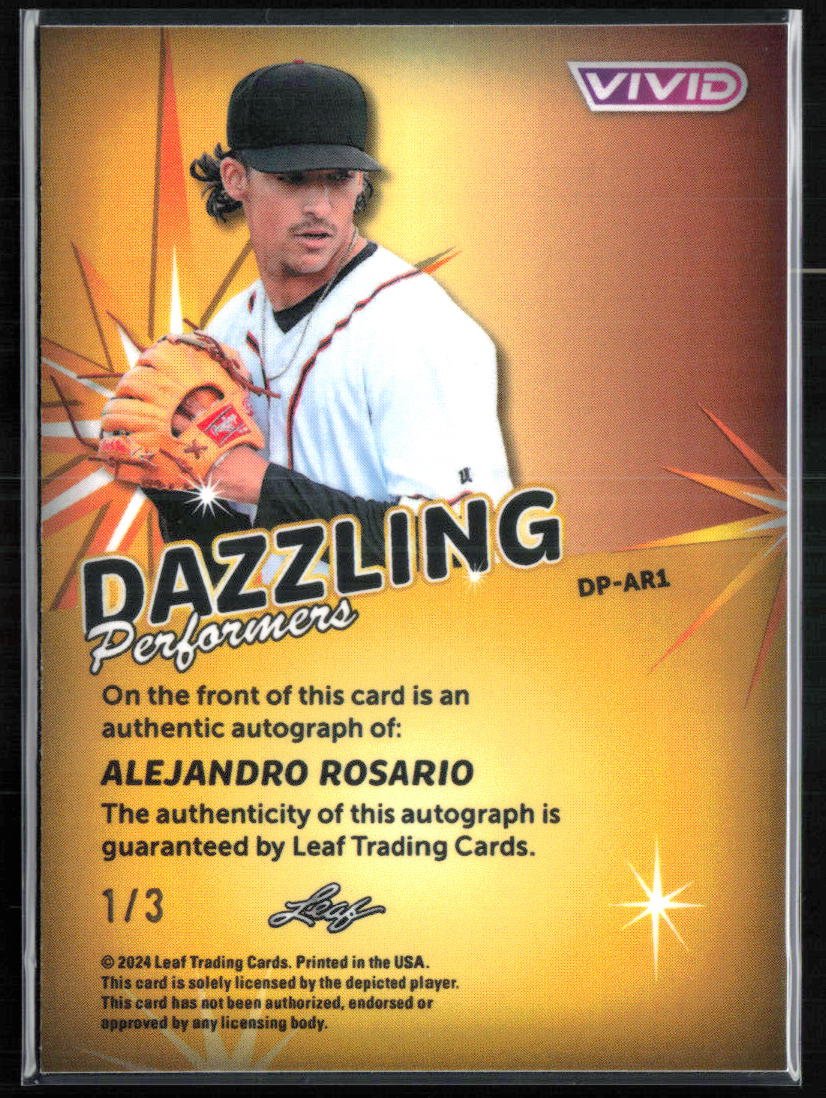 Alejandro Rosario Auto /3 Dazzling Performers