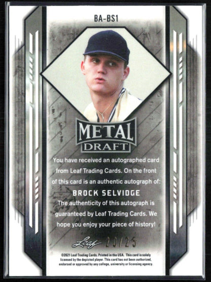 Brock Selvidge RC Auto Purple /25
