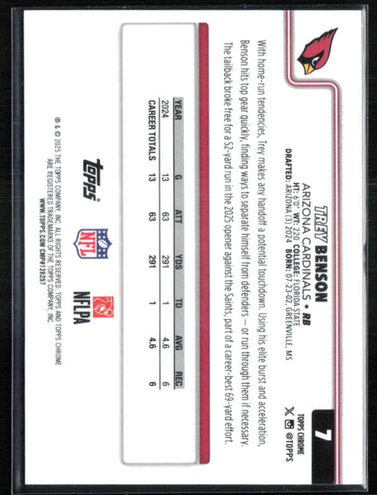 Trey Benson Yellow Wave /275