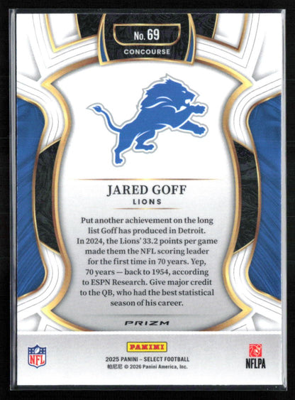 Jared Goff Concourse Silver