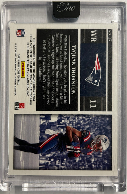 Tyquan Thornton RC Patch Auto /199 Panini One