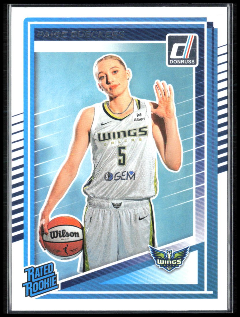 Paige Bueckers RC 2025 WNBA Donruss Rated Rookie