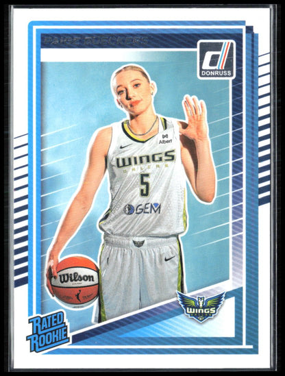 Paige Bueckers RC 2025 WNBA Donruss Rated Rookie