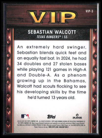 Sebastian Walcott VIP