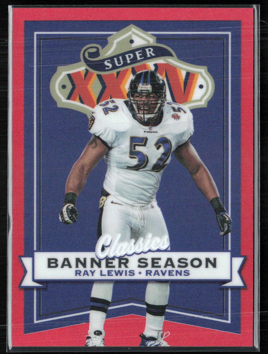 Ray Lewis /50 Red Banner Season 2022 Classics