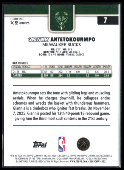 Giannis Antetokounmpo X-Fractor
