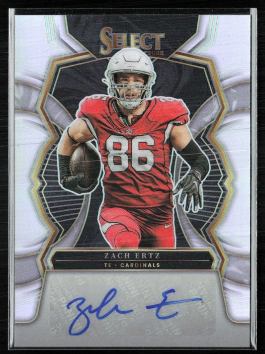 Zach Ertz Auto Silver /99 Select Signatures