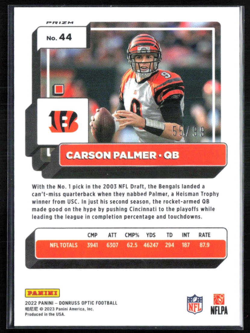 Carson Palmer Red Holo /99