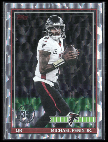 Michael Penix Jr Crackle Foil