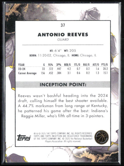 Antonio Reeves RC Purple /150