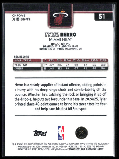 Tyler Herro X-Fractor