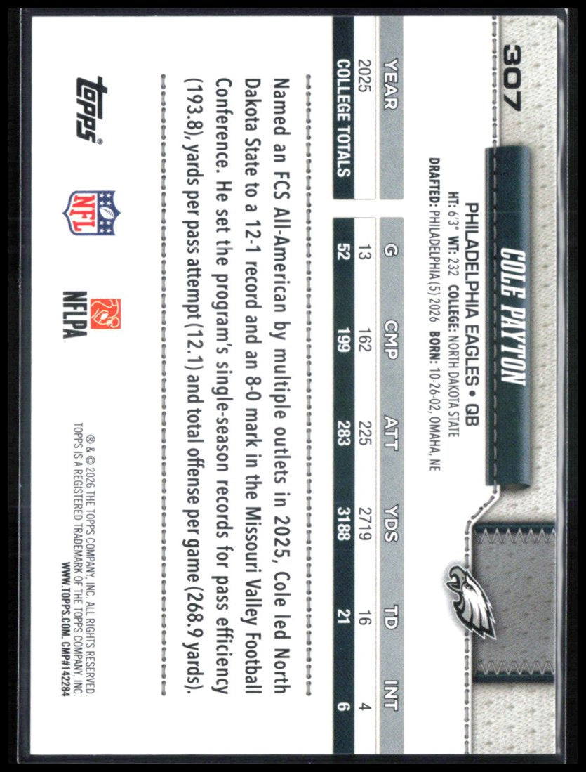 Cole Payton RC