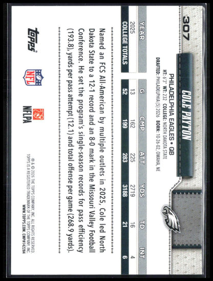 Cole Payton RC
