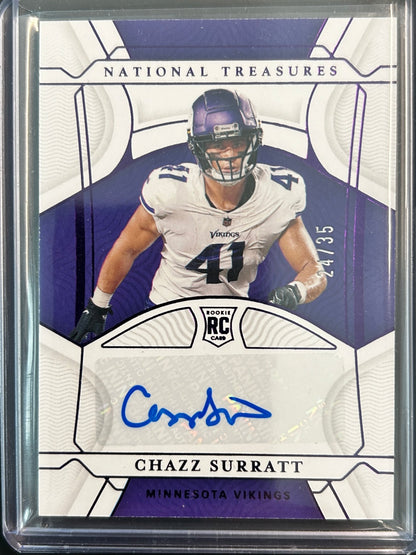 Chazz Surratt RC Auto /35 2021 National Treasures