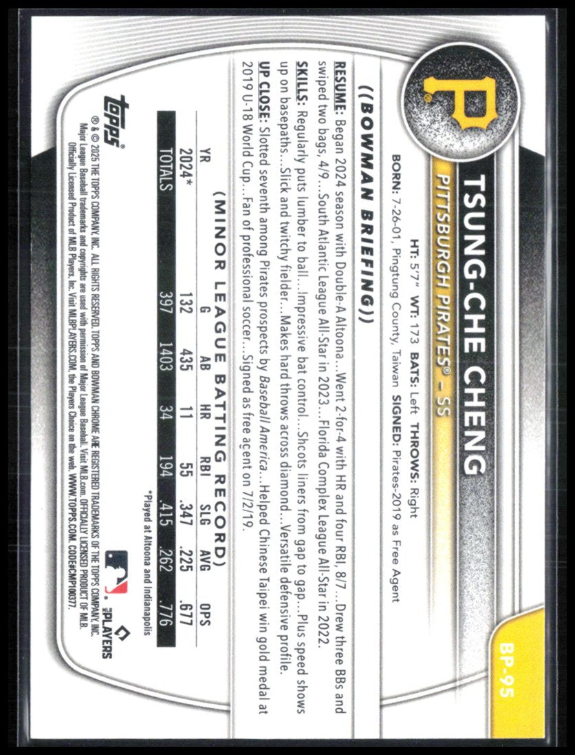 Tsung-Che Cheng 1st Bowman