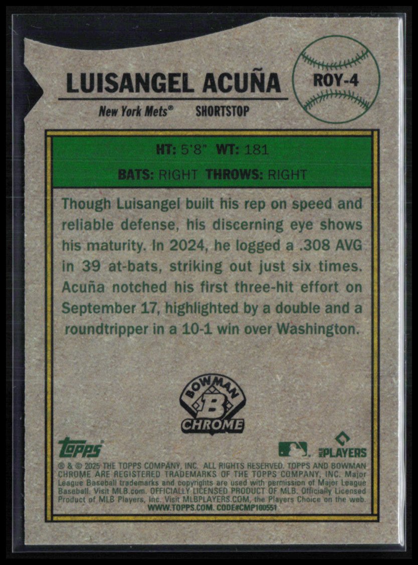 Luisangel Acuna RC