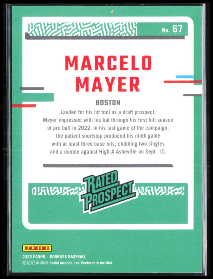 Marcelo Mayer Rated Prospect /394