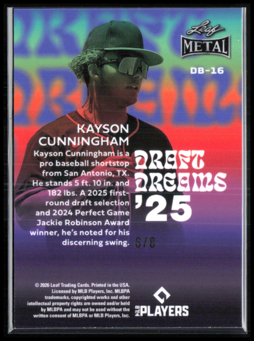 Kayson Cunningham /8 Draft Dreams '25