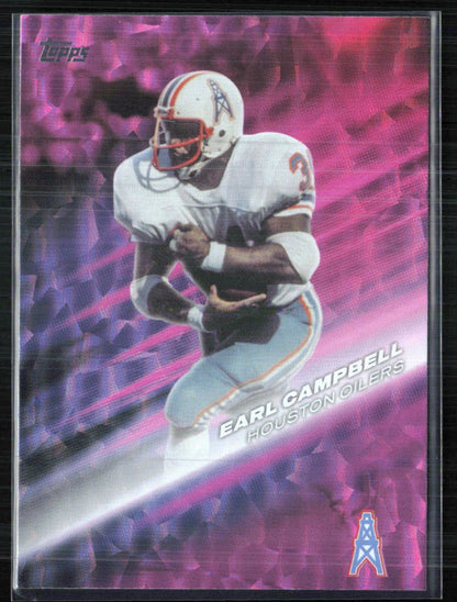 Earl Campbell Pink Crackle Foil