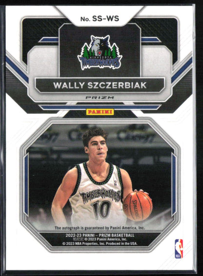 Wally Szczerbiak Auto Red Scope Sensational Signatures