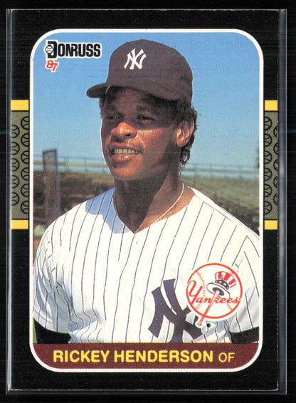 Rickey Henderson 1987 Donruss