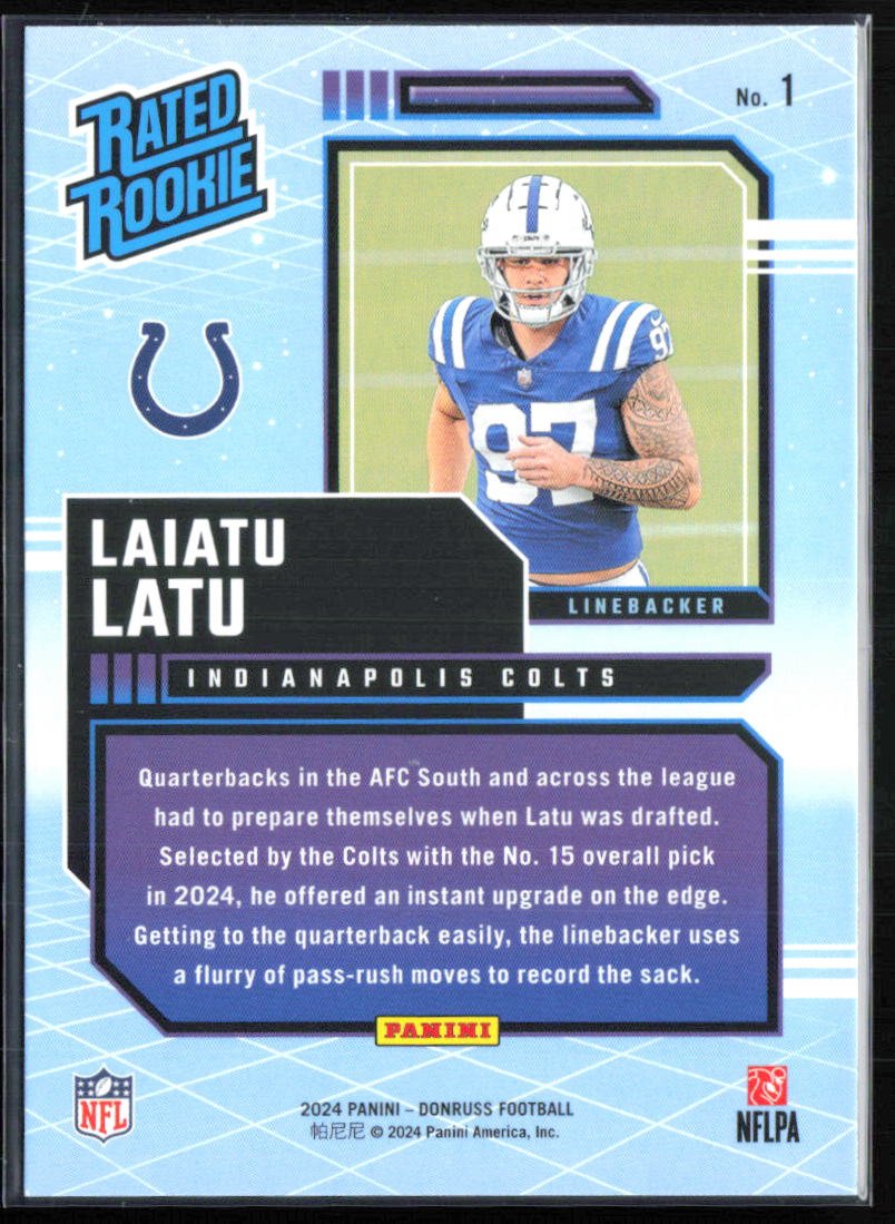 Laiatu Latu RC Rated Rookies Retro