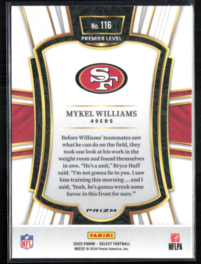 Mykel Williams RC Premier Level