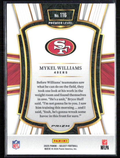 Mykel Williams RC Premier Level