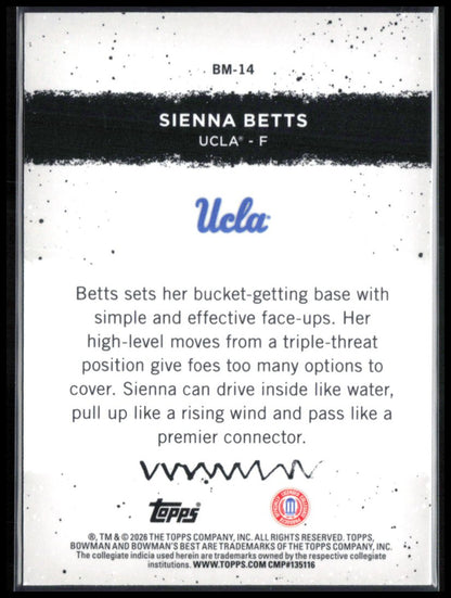 Sienna Betts Bowman Masterpieces
