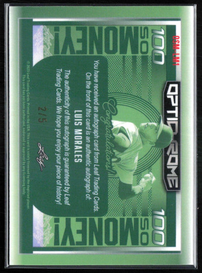 Luis Morales Auto So Money! Optichrome