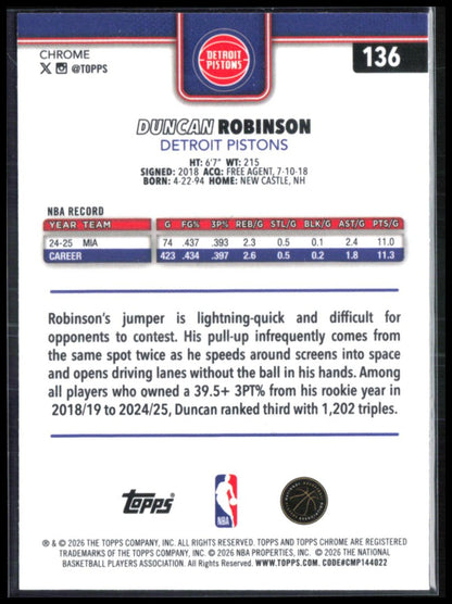 Duncan Robinson Raywave