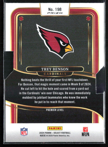 Trey Benson RC Premier Silver