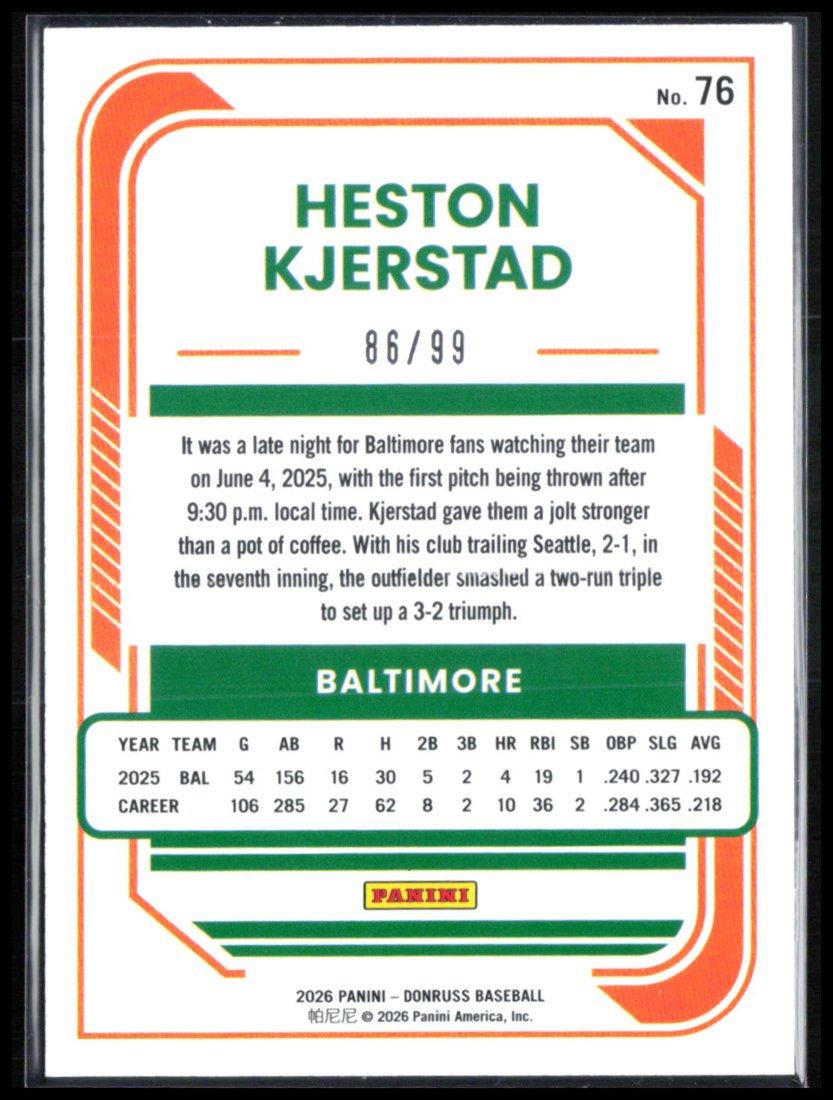 Heston Kjerstad Purple /99