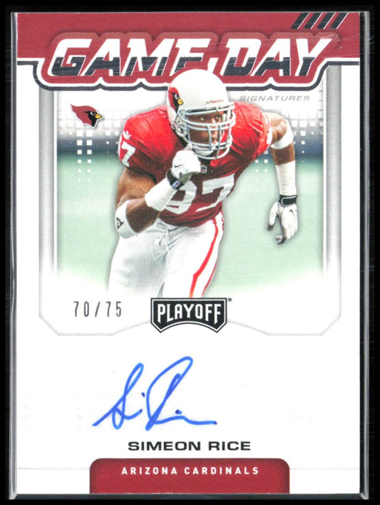 Simeon Rice Auto Game Day