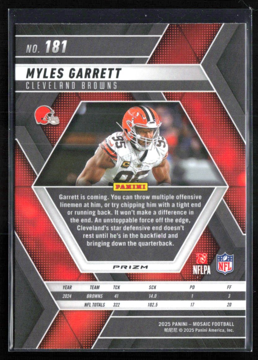 Myles Garrett Green Mosaic