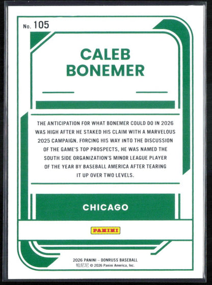 Caleb Bonemer Rated Prospect Red Blue