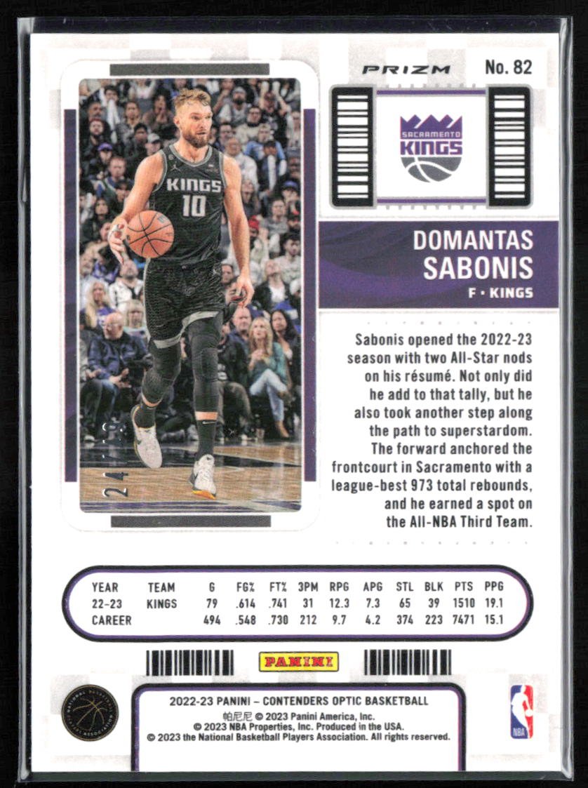 Domantas Sabonis Orange Holo /49