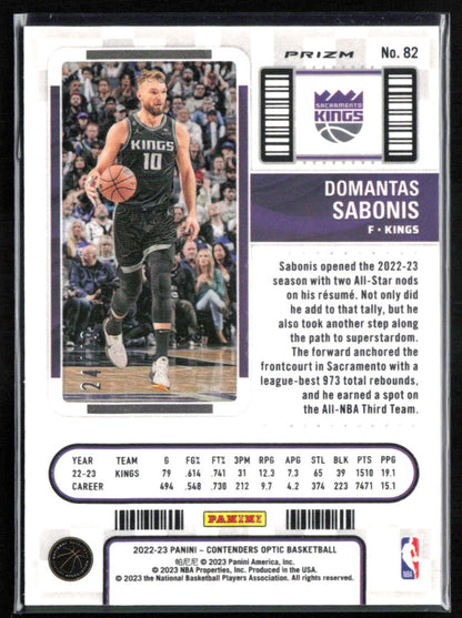 Domantas Sabonis Orange Holo /49