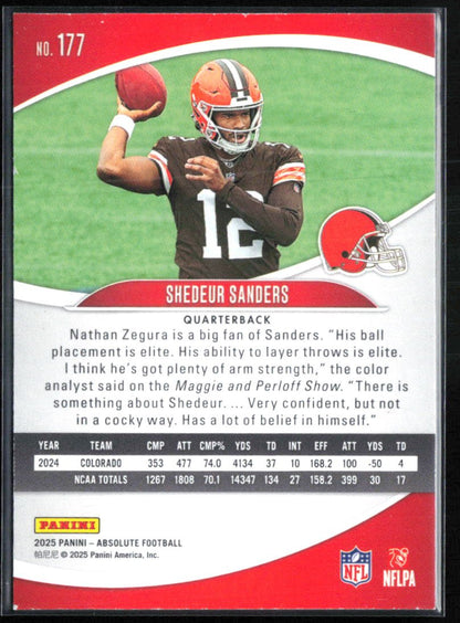 Shedeur Sanders RC