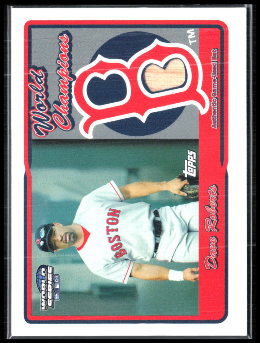 Dave Roberts Game-Used Bat 2005 Topps Series 2