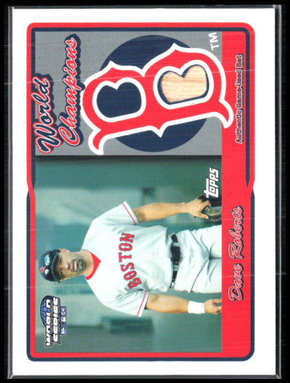 Dave Roberts Game-Used Bat 2005 Topps Series 2