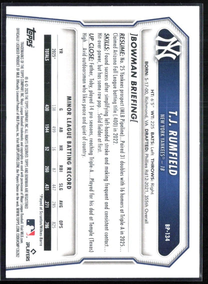 T.J. Rumfield 1st Bowman